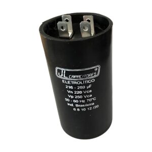 Capacitor Com Suporte e Tampa 216-259 110V - JL