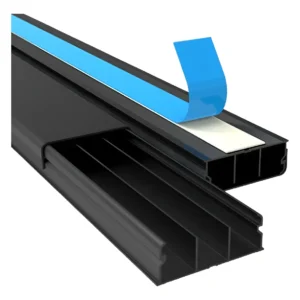 Canaleta 50x2Mts 2630 Preto Dupla Face - Perlex