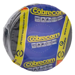 Cabo Flexível 1,5mm 100 Metros Preto - Cobrecom