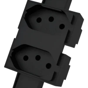 Tomada Dupla 20a Preta Para Condulete 90311 - B-lux