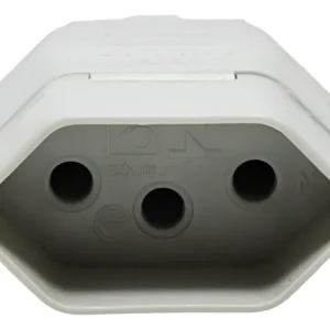 Plug Fêmea Cinza 2p+t 10a 2764 - Alumbra