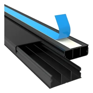 Canaleta 40x2Mts 2670 Preto Dupla Face - Perlex