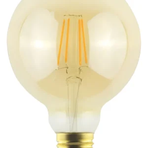Lâmpada LED Vintage Globo G95 4W Amarela E27 110-240VCA-JNG