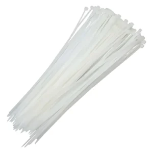 Abraçadeira Nylon 400x3,6mm Branca Com 100 - Fertak