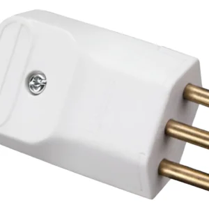 Plug Macho 2P+T 20A Branco PLD2-3 Com 10 - Margirius