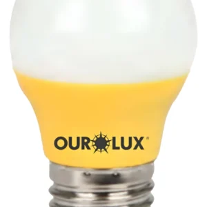 Lâmpada De Led Bolinha 3w Amarela - Ourolux