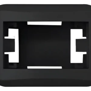 Caixa Sobrepor + Placa 1 Posto Preto 85390 - Gracia