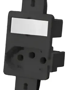 Interruptor Simples e Tomada 20A Preta Para Condulete B-lux