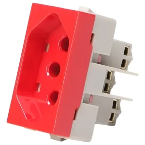 Modulo Tomada 20A Vermelha 16048 - Margirius Sleek