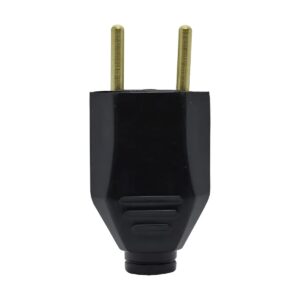 Plug Macho Com Prensa Cabo 2p 20a Preto V90 - Voltim