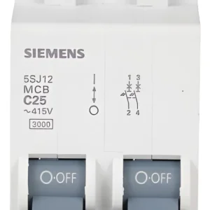 Disjuntor Bipolar 25A Curva C S5J1 - Siemens