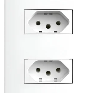 Conjunto 4x2 2 Tomadas 10A Branca 85057 - Inova Pro