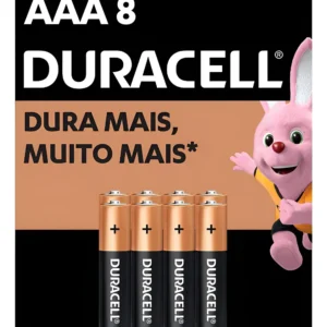 Pilha Palito AAA Com 8 - Duracell