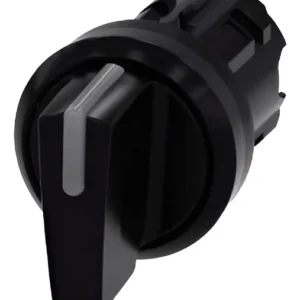 Botão Comutador Met Ret 3Pos 2x1 1NA Preto - Siemens