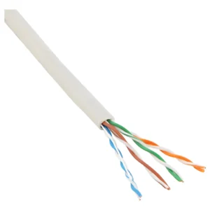 Cabo Lan U/UTP Cat5E 4PX 24 AWG CMX Branco 305Mts Norphel
