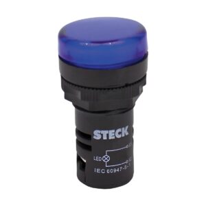 Sinalizador LED 220V Azul S-LDS2204 - Steck