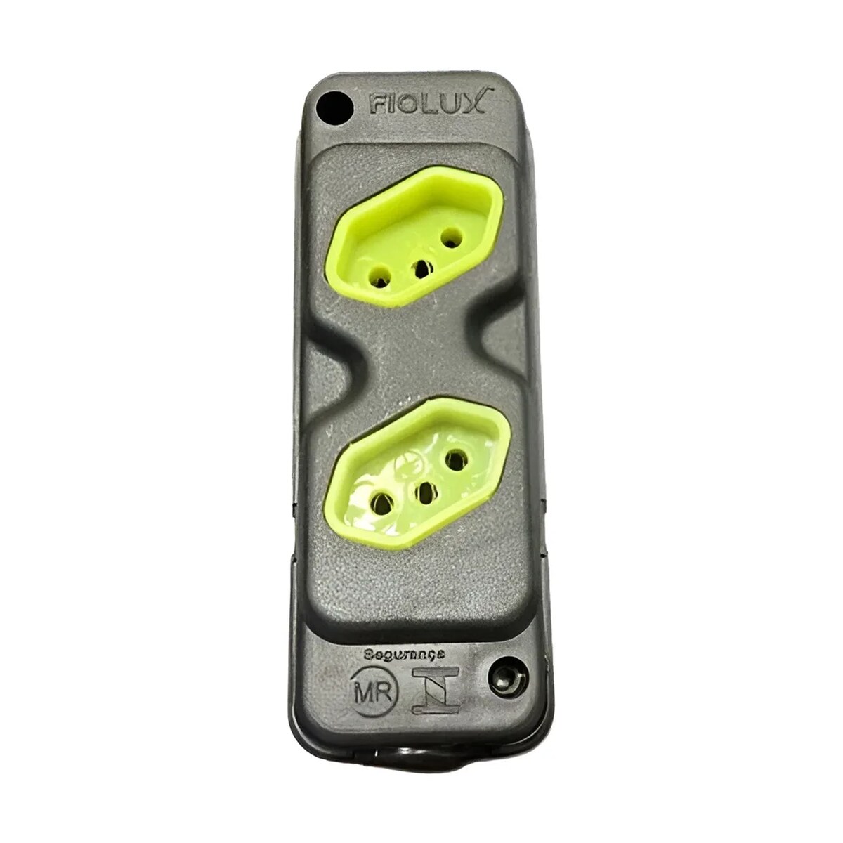 Tomada Barra Dupla 2P+T 20A Preto - Fiolux