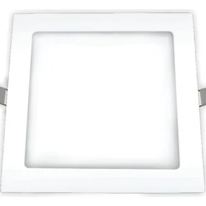 Luminaria de LED Embutir Quadrado 12W 6500K - Ourolux
