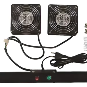 Kit Ventilação Com 2 Coolers 12V Padrão 19 Max Eletron
