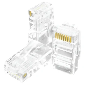 Conector Macho RJ45 Cat6 EZ Crimp Com 100 Peças Ad Connect