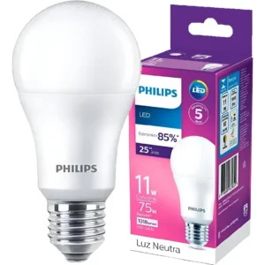 Lâmpada de LED Bulbo 11W 4000K - Philips