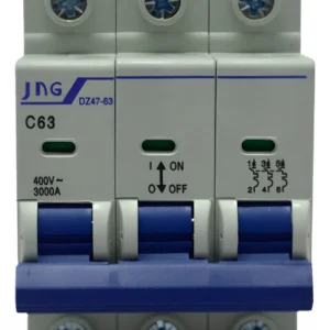 Disjuntor Tripolar De 63a Curva C - Dz47-63 Jng