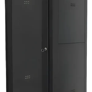 Rack Padrão Piso 19 44Ux570mm Com Porta de Acrilico Montado Preto Gforce