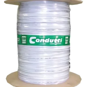 RF4mm Flexivel + Bip.80% CFTV 2x26 D.Blind 500Mts Branco Condutti