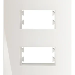 Placa 4x2 Com Suporte 2 Postos Sepa Branca 85001 - Inova Pro