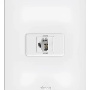 Conjunto 4x2 1 Tomada Rj11 4 Fios Branco 20962-30 - Simon 20