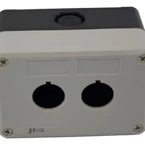 Caixa Para Botoeira Vazia Cinza 2 Furo 22,5mm Xbmx102 - Jng