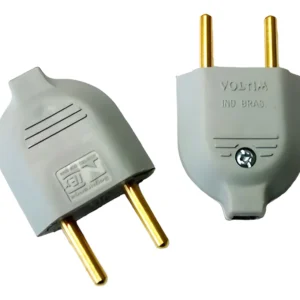 Plug Macho 10a Cinza V28 - Voltim