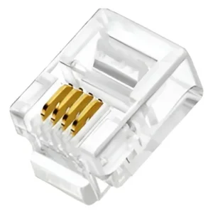Plug Modular RJ11 6x4 HP/A Santos/Astrus Com 10