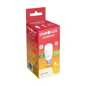 Lâmpada de LED Bulbo Mini 12w 3000K - Ourolux
