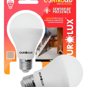 Lâmpada de LED Controled 9w Autodimer 6500k - Ourolux