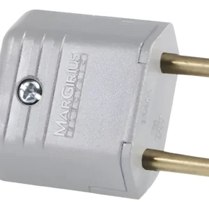 Plug Macho 2P 10A Cinza PLD1-2 Com 10 - Margirius