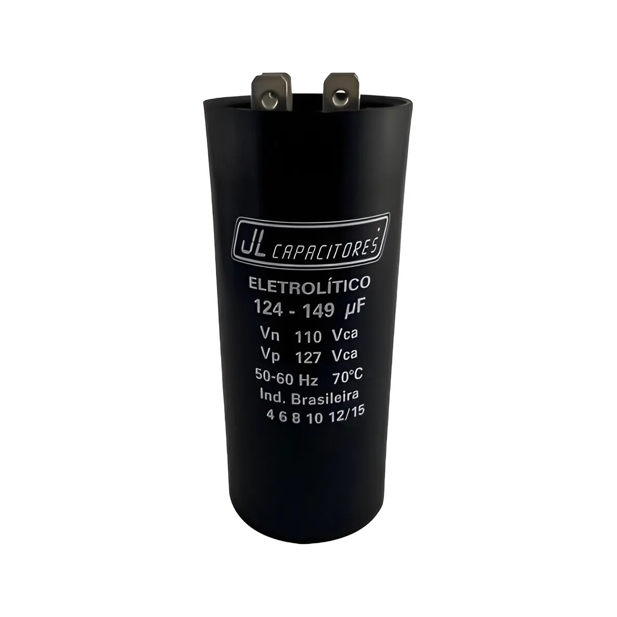 Capacitor Com Suporte e Tampa 124-149 110V - JL