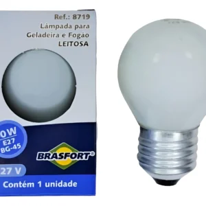 Lâmpada Halógena Geladeira/fogão 40w 110v Leitosa 8719 - Bra