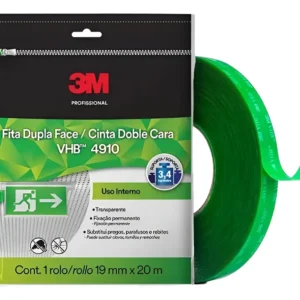 Fita Dupla Face Transparente 19mmx20Mts - 3M