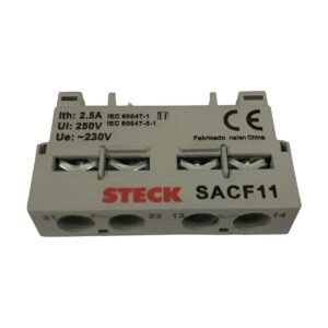 Bloco Auxiliar Frontal 1na+1nf Sacf11 Para Disj. Motor - Ste