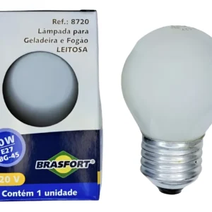 Lâmpada Halógena Geladeira/fogão 40w 220v Leitosa 8720 - Bra