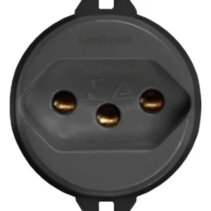 Tomada De Piso 2p+t 20a Preta - Lumibras