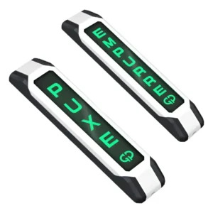 Display Mensagem LED Puxe/Empurre Branco