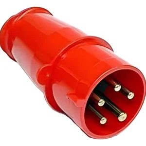 Plug Industrial 3P+N+T 32A 440V Vermelho N-5276 - Steck