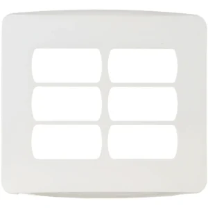 Placa 4x4 Com Suporte 3+3 Postos - Blux Home