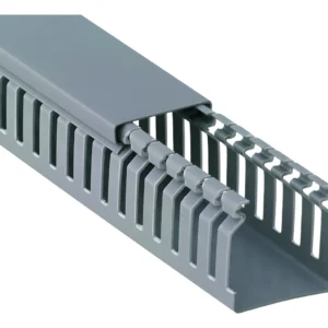 Canaleta Recorte Aberto Cinza 50x50mm 2 Metros - Elesys