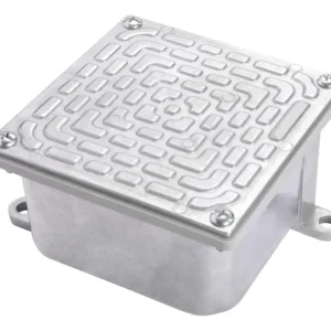 Caixa de Passagem Aluminio 10x10x6 Tampa Reversivel - Stamplac