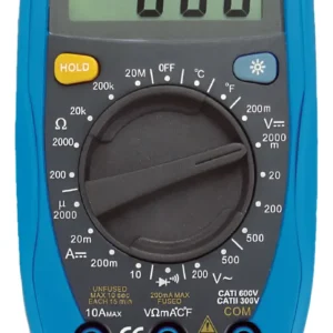 Multimetro Digital 20MOHMS/Temp-Data ET-1400 - Minipa