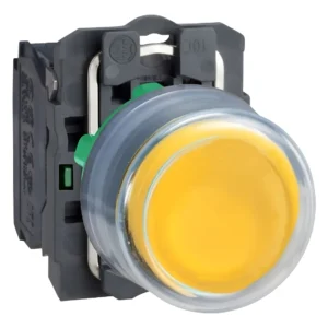 Botão Comando Com Capa de Silicone LAY-BP2 Amarelo - JNG