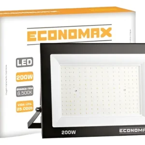 Refletor de LED 200W Branco Bivolt Economax - Kian